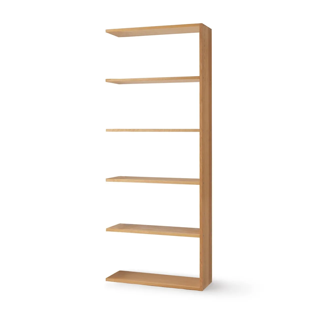 Étagères Modulables En Bois^Muji Étagère additionnelle large en chêne ‐ 5 niveaux (Dont Eco‐part. 2,80 €)