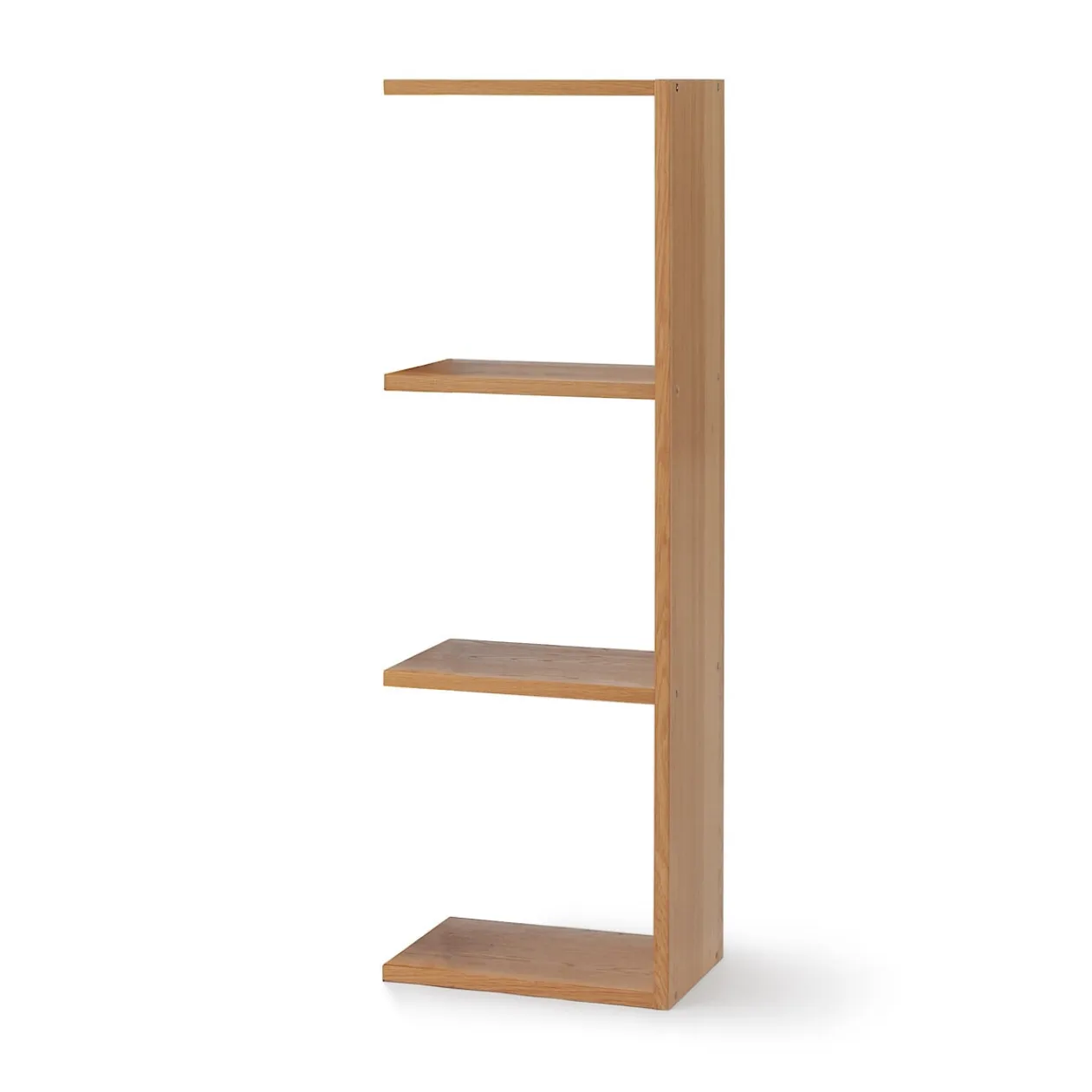 Étagères Modulables En Bois^Muji Étagère additionnelle étroite en chêne ‐ 3 niveaux (Dont Eco‐part. 0,82 €)
