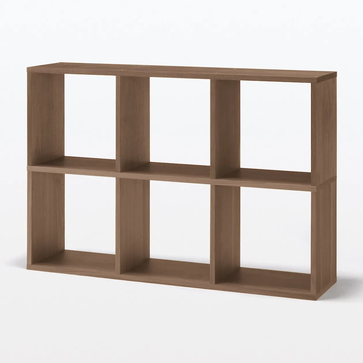 Étagères Modulables En Bois^Muji Étagère additionnelle étroite en noyer ‐ 3 niveaux (Dont Eco‐part. 1,80 €)