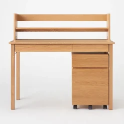 Bureau^Muji Étagère de bureau en bois de chêne