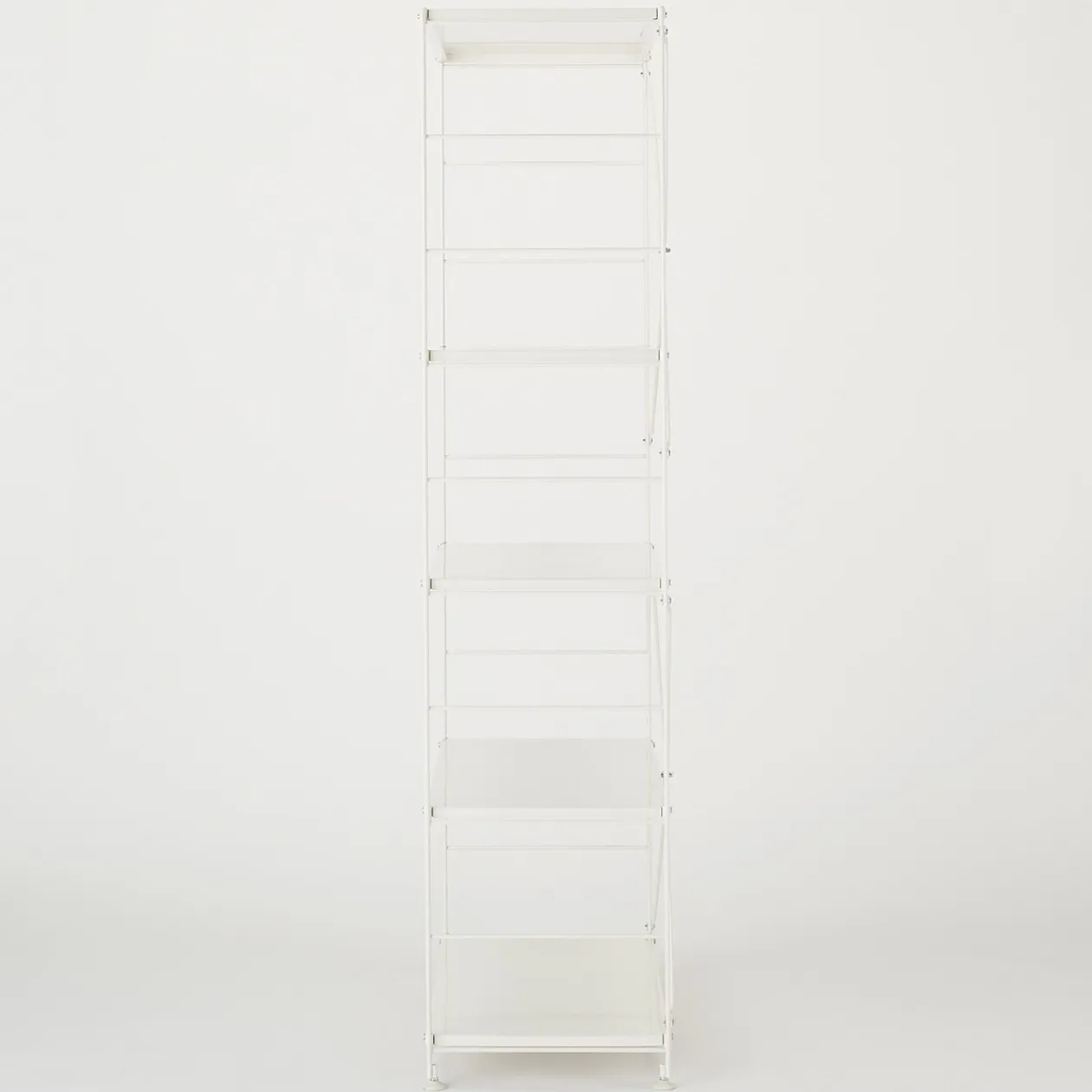 Étagères En Pin Et En Acier^Muji Étagère en acier gris clair - Large, grande