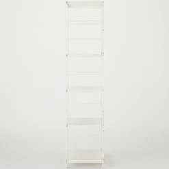 Étagères En Pin Et En Acier^Muji Étagère en acier gris clair - Étroite, grande