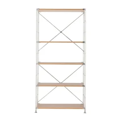 Étagères En Pin Et En Acier^Muji Étagère en acier inoxydable plaqué chêne (Dont Eco‐part. 3,90 €) 8061