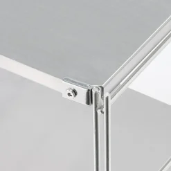 Étagères En Pin Et En Acier^Muji Étagère en acier inoxydable ‐ Large ‐ Grande (Dont Eco‐part. 1,80 €)