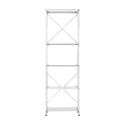 Étagères En Pin Et En Acier^Muji Étagère en acier inoxydable ‐ Grande (Dont Eco‐part. 1,80€)