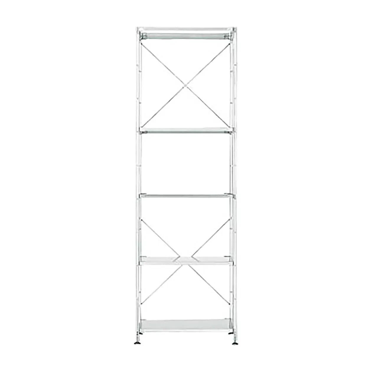 Étagères En Pin Et En Acier^Muji Étagère en acier inoxydable ‐ Grande (Dont Eco‐part. 1,80€)