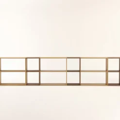 Étagères Modulables En Bois^Muji Étagère large en chêne ‐ 2 niveaux (Dont Eco‐part. 1,80€)