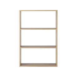 Étagères Modulables En Bois^Muji Étagère large en chêne ‐ 3 niveaux (Dont Eco‐part. 1,80 €)