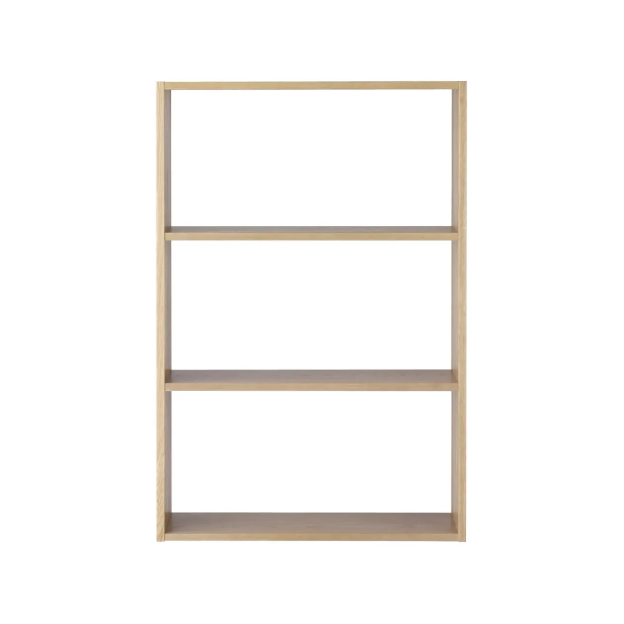 Étagères Modulables En Bois^Muji Étagère large en chêne ‐ 3 niveaux (Dont Eco‐part. 1,80 €)
