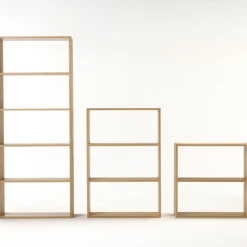 Étagères Modulables En Bois^Muji Étagère large en chêne ‐ 3 niveaux (Dont Eco‐part. 1,80 €)