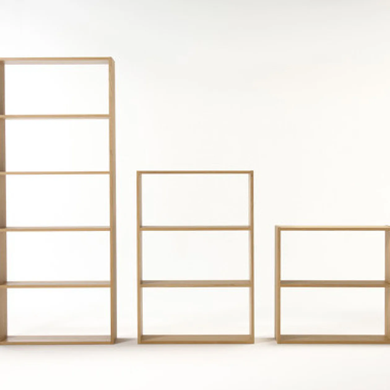 Étagères Modulables En Bois^Muji Étagère large en chêne ‐ 3 niveaux (Dont Eco‐part. 1,80 €)