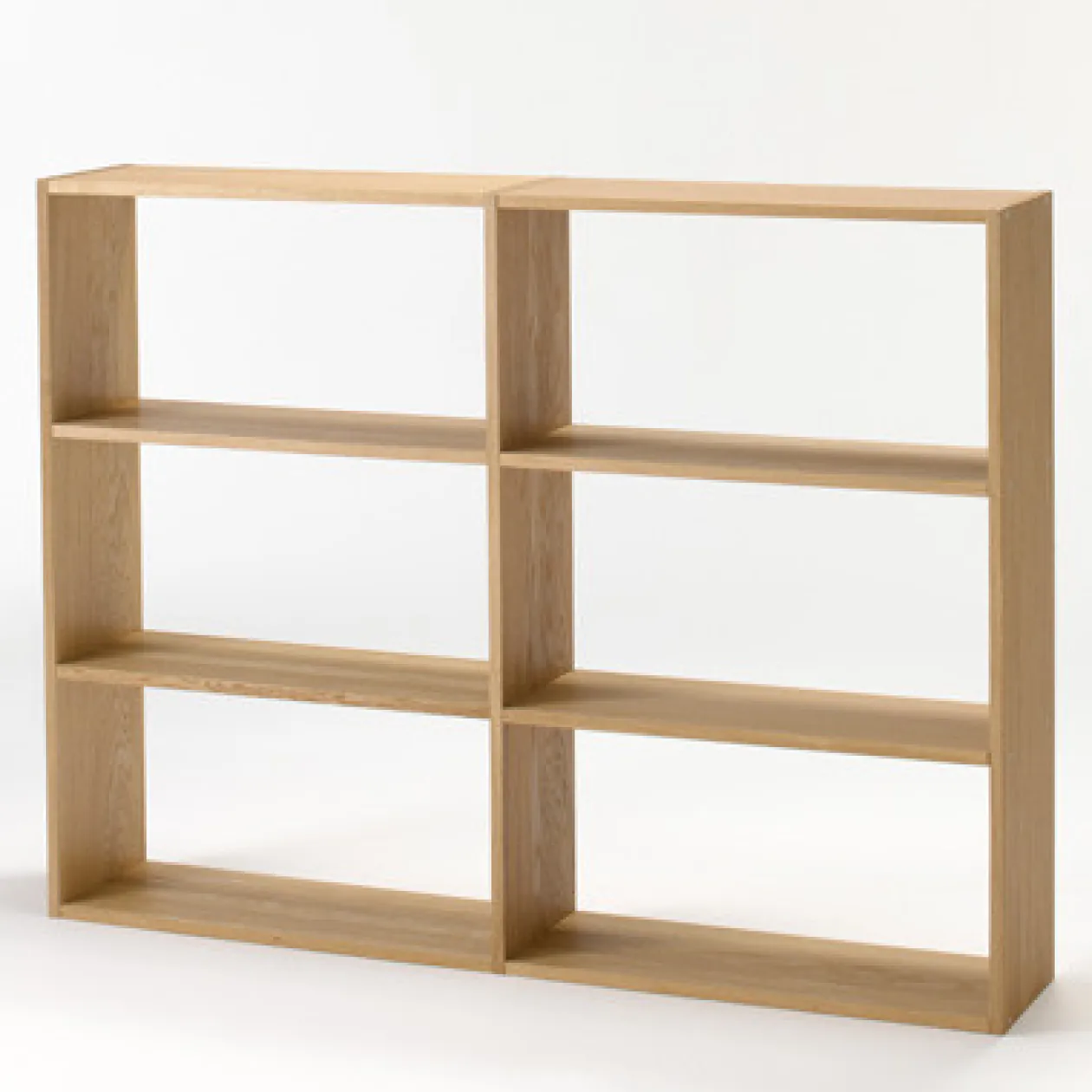 Étagères Modulables En Bois^Muji Étagère large en chêne ‐ 3 niveaux (Dont Eco‐part. 1,80 €)