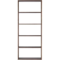 Étagères Modulables En Bois^Muji Étagère large en noyer ‐ 5 niveaux (Dont Eco‐part. 3,90 €)