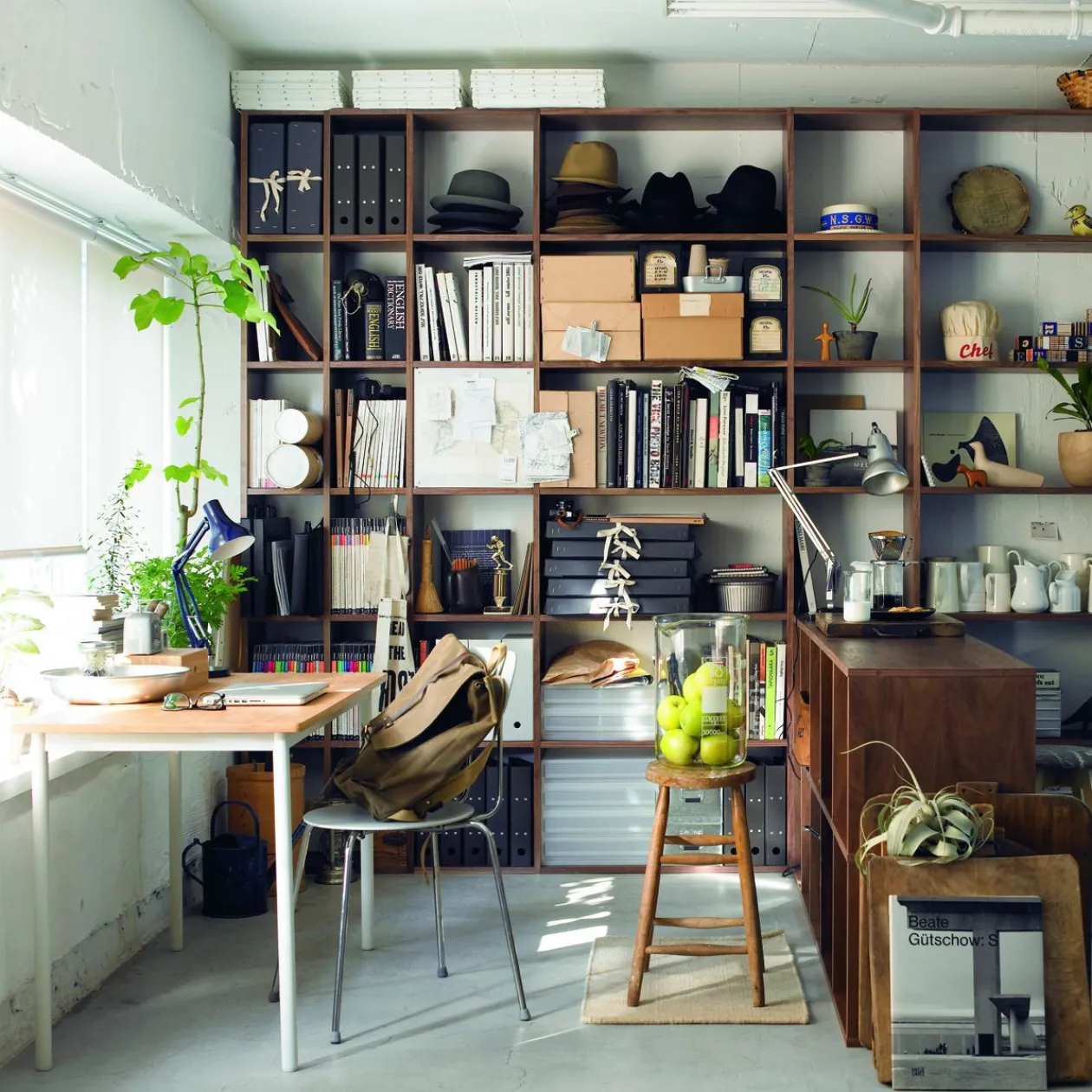 Étagères Modulables En Bois^Muji Étagère large en noyer ‐ 5 niveaux (Dont Eco‐part. 3,90 €)