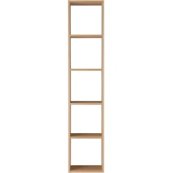 Étagères Modulables En Bois^Muji Étagère étroite en chêne ‐ 5 niveaux (Dont Eco‐part. 2,80 €)