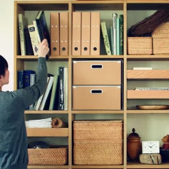 Étagères Modulables En Bois^Muji Étagère étroite en chêne ‐ 5 niveaux (Dont Eco‐part. 2,80 €)