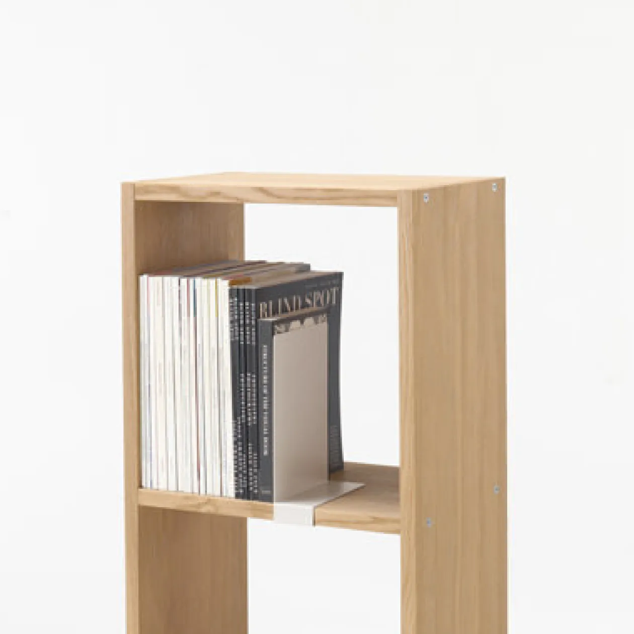 Étagères Modulables En Bois^Muji Étagère étroite en chêne ‐ 2 niveaux (Dont Eco‐part. 0,82 €)