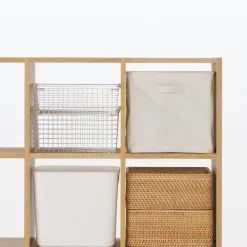 Étagères Modulables En Bois^Muji Étagère étroite en chêne ‐ 2 niveaux (Dont Eco‐part. 0,82 €)