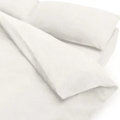 Draps De Lit^Muji Taie d'oreiller en coton délavé  (Lot de 2)