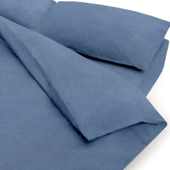 Draps De Lit^Muji Taie d'oreiller en coton délavé  (Lot de 2)