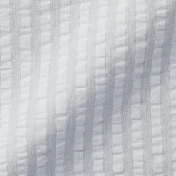 Draps De Lit^Muji Taie d'oreiller en coton Seersucker 65 x 65 cm
