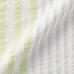 Draps De Lit^Muji Taie d'oreiller en coton Seersucker 65 x 65 cm