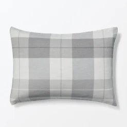 Draps De Lit^Muji Taie d'oreiller en flanelle de coton - Moyenne