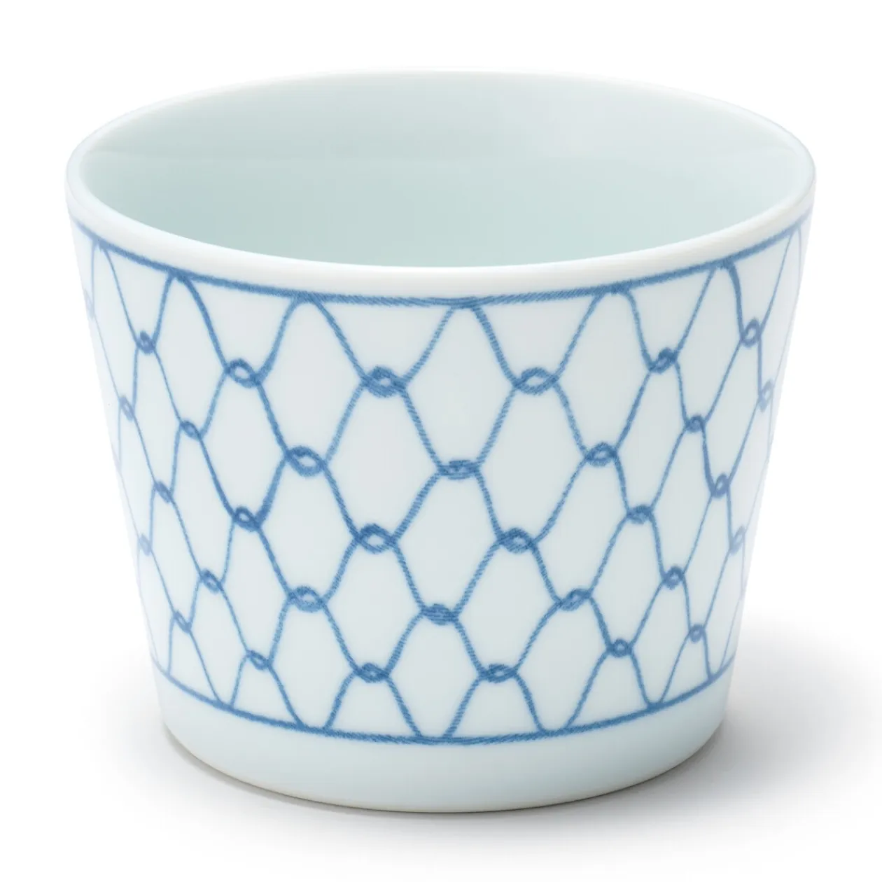 Vaisselle^Muji Tasse à saké en porcelaine Hasami - Motif maille