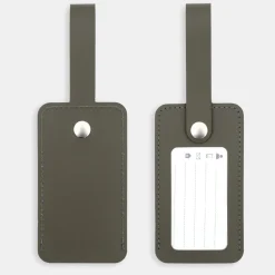 Accessoires De Voyage^Muji Étiquette de bagage en cuir recyclé - Kaki