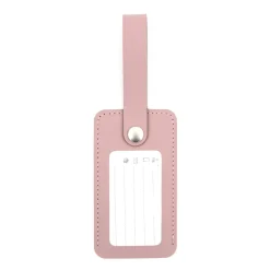 Accessoires De Voyage^Muji Étiquette de bagage en cuir recyclé - Rosa