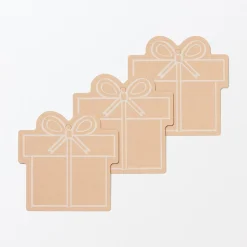 Emballages Cadeaux^Muji Étiquettes cadeaux - Cadeau, lot de 3