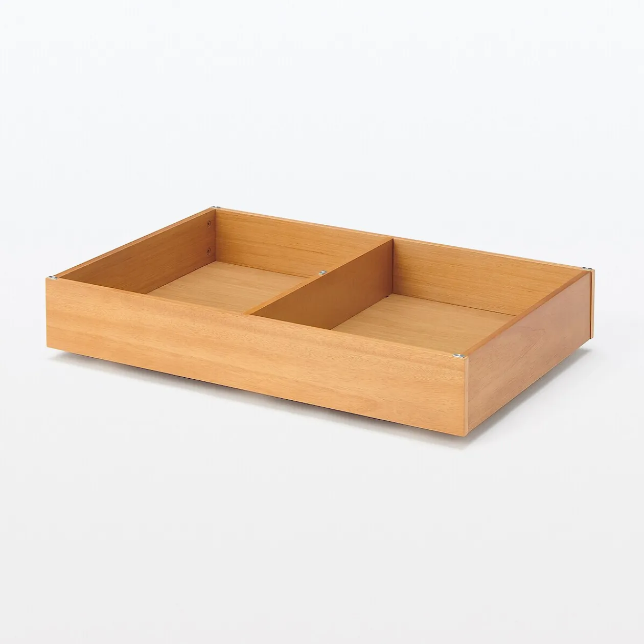 Lits^Muji Tiroir de dessous de lit en bois d'hévéa