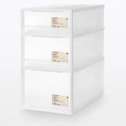Rangements En Polypropylène^Muji Tiroir de rangement empilable - [40 x 65 cm] - Hauteur 24 cm