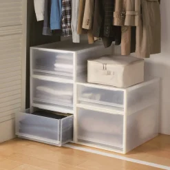 Rangements En Polypropylène^Muji Tiroir de rangement empilable - [40 x 65 cm] - Hauteur 30 cm