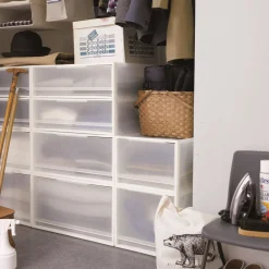 Rangements En Polypropylène^Muji Tiroir de rangement empilable - [34 x 44.5 cm] - Hauteur 18 cm