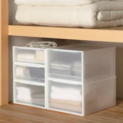 Rangements En Polypropylène^Muji Tiroir de rangement empilable - [34 x 44.5 cm] - Hauteur 18 cm
