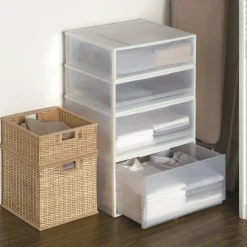 Rangements En Polypropylène^Muji Tiroir de rangement empilable - [44 x 55 cm] - Hauteur 30 cm