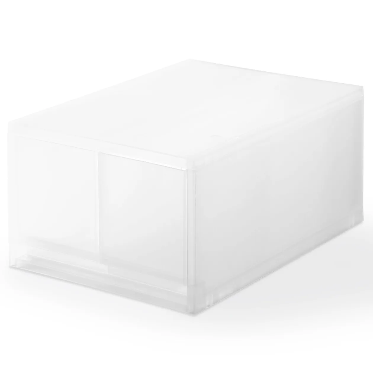 Petits Rangements En Polypropylène|Boîtes Et Rangement De Bureau^Muji Tiroir en PP 2 compartiments L26 x P37 x H17.5 cm