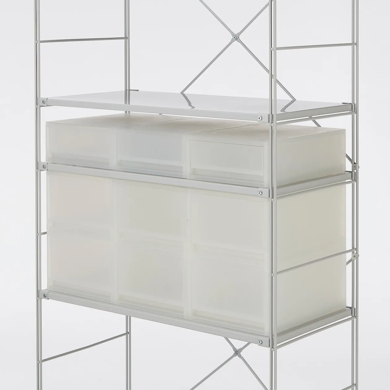 Petits Rangements En Polypropylène|Boîtes Et Rangement De Bureau^Muji Tiroir en PP A4 L26 X P37 X H17.5 cm