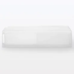 Petits Rangements En Polypropylène|Boîtes Et Rangement De Bureau^Muji Tiroir en PP paysage 2 compartiments L37X P26X H9cm