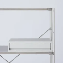 Petits Rangements En Polypropylène|Boîtes Et Rangement De Bureau^Muji Tiroir en PP paysage gris blanc L37X P26 X H9cm