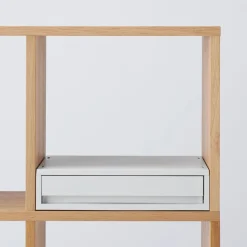 Petits Rangements En Polypropylène|Boîtes Et Rangement De Bureau^Muji Tiroir en PP paysage gris blanc L37X P26 X H9cm