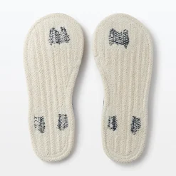 Chaussons|Chaussons^Muji Tongs d'intérieur en coton mélangé