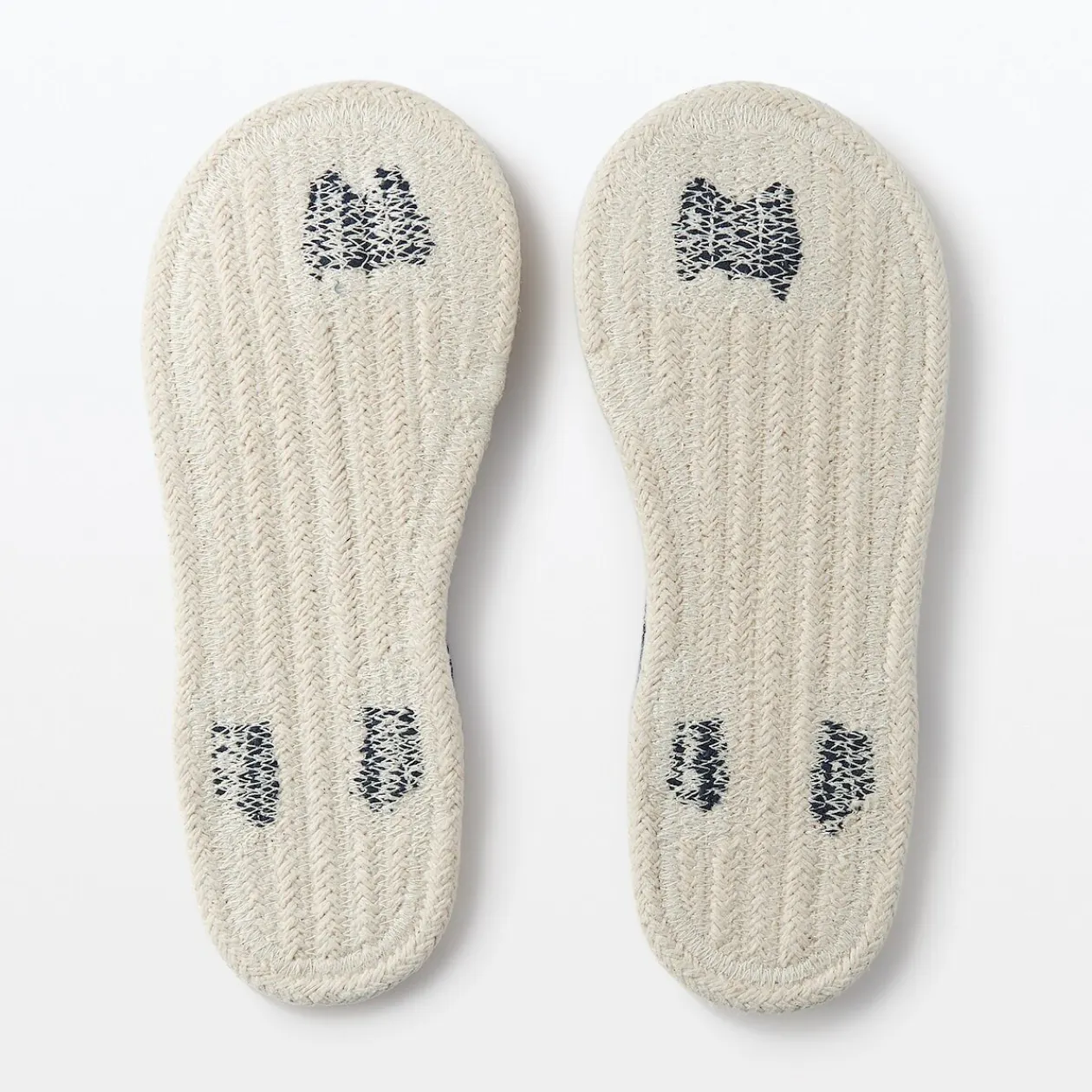 Chaussons|Chaussons^Muji Tongs d'intérieur en coton mélangé