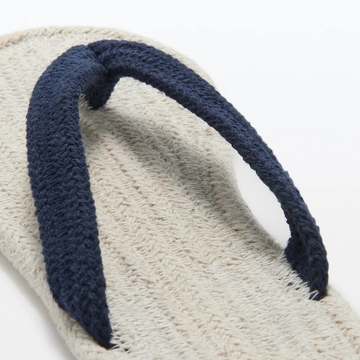 Chaussons|Chaussons^Muji Tongs d'intérieur en coton mélangé