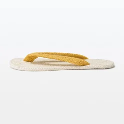 Chaussons|Chaussons^Muji Tongs d'intérieur en coton mélangé