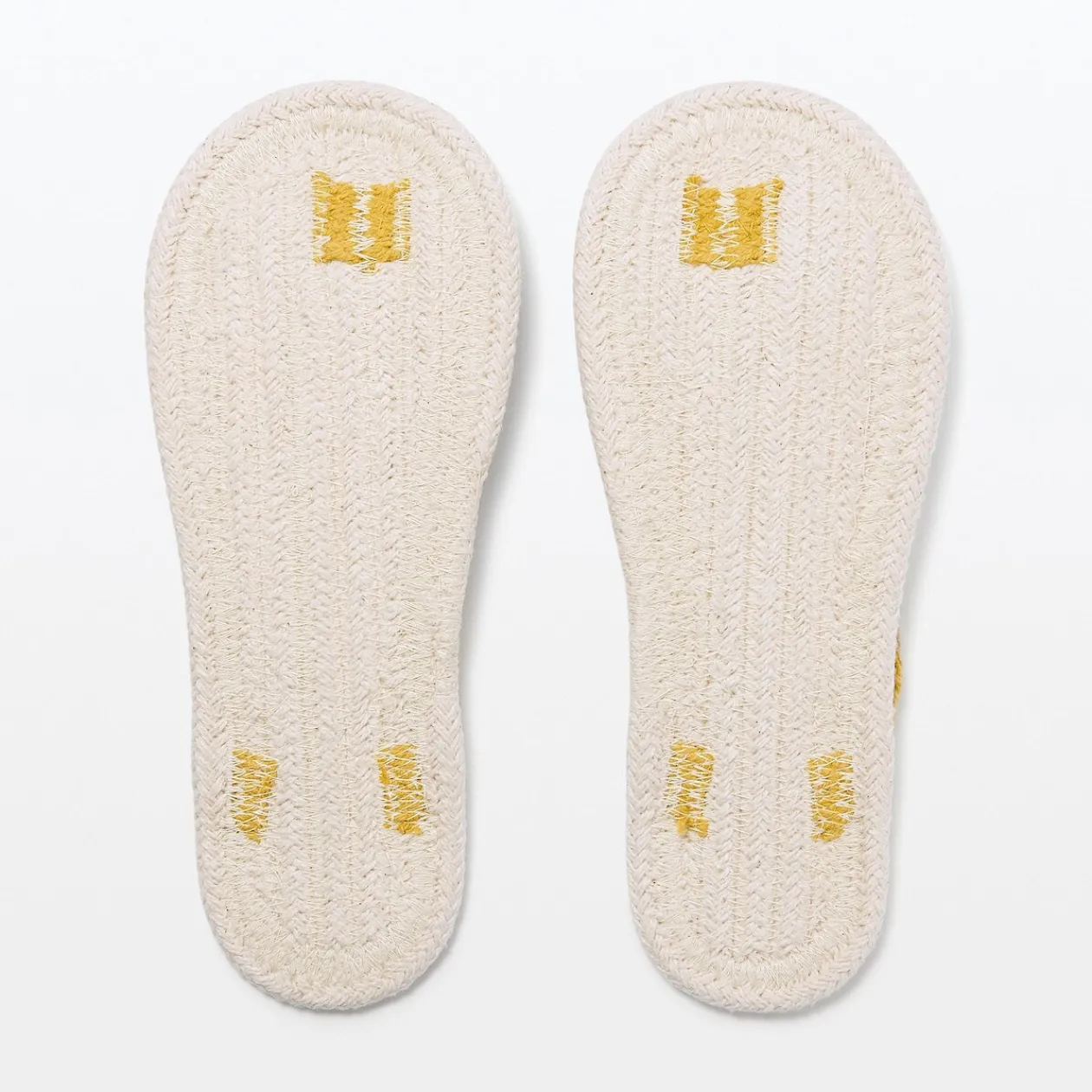 Chaussons|Chaussons^Muji Tongs d'intérieur en coton mélangé
