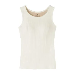 Hauts Et T‐Shirts|Sous‐Vêtements^Muji Top brassière court côtelé en coton pour femme