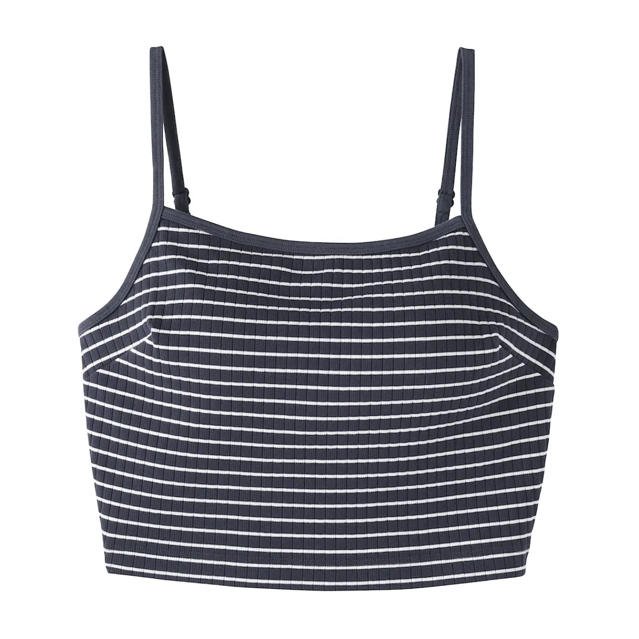 Hauts Et T‐Shirts|Sous‐Vêtements^Muji Top brassière court côtelé en coton pour femme