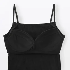 Hauts Et T‐Shirts|Sous‐Vêtements^Muji Top brassière lisse côtelé en mélange lyocell pour femme